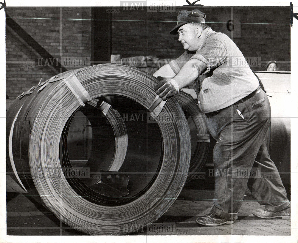 1952 Press Photo Steel Industry - Historic Images