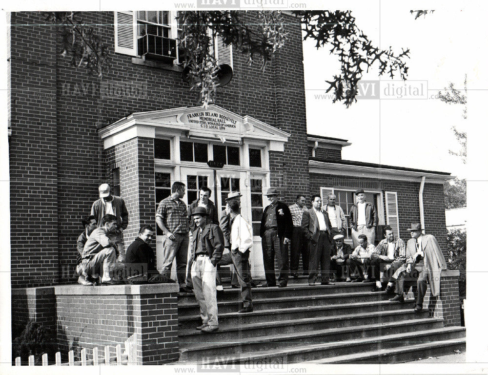 1959 Press Photo steel strike 1959 labor union USWA - Historic Images