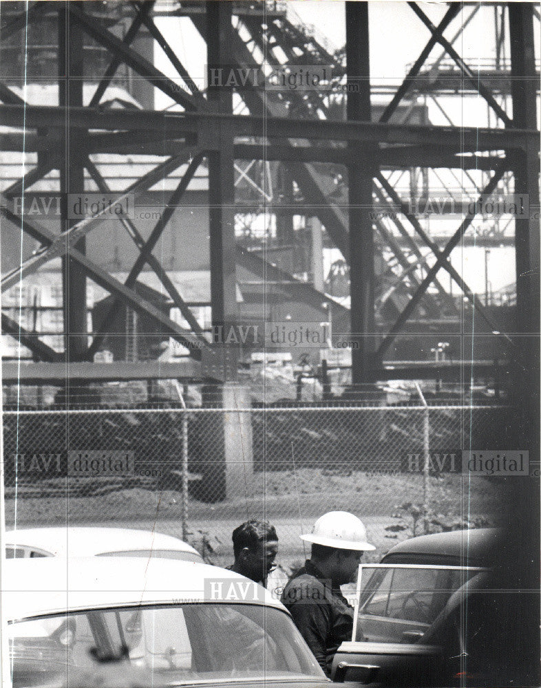 1959 Press Photo major steel strike 500000 steelworkers - Historic Images