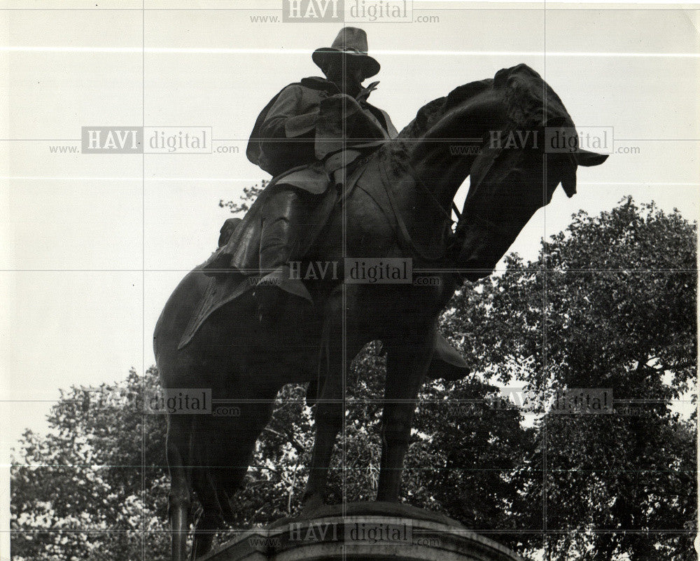 1932 Press Photo Statue williams Alpleus s. - Historic Images