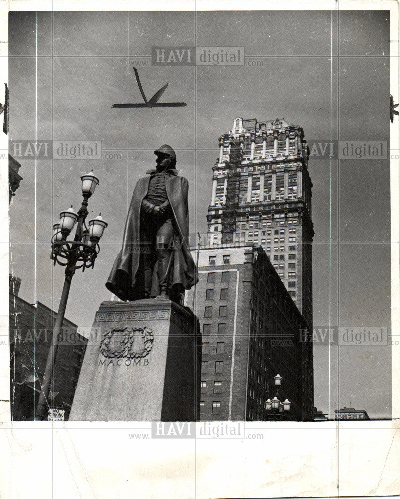 1940 Press Photo Statue General Alexander Macomb - Historic Images