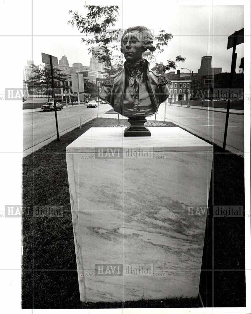 Press Photo Marquis de Lafayette French military - Historic Images