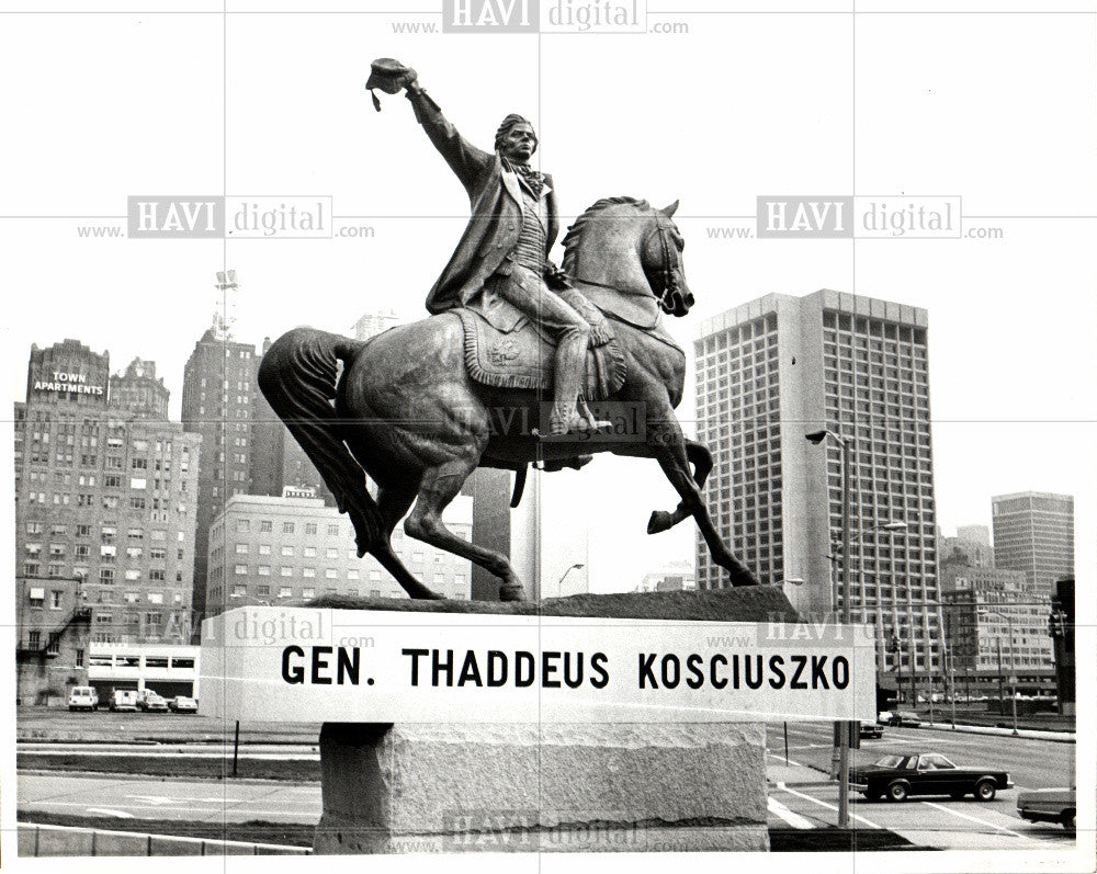 1976 Press Photo Gen. Thaddeus Kosciuszko - Historic Images