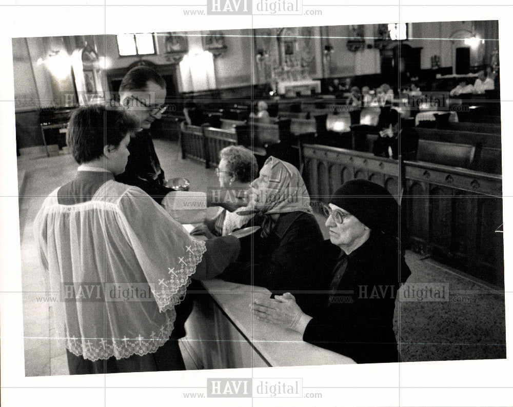 1989 Press Photo St. Stanislaus - Historic Images