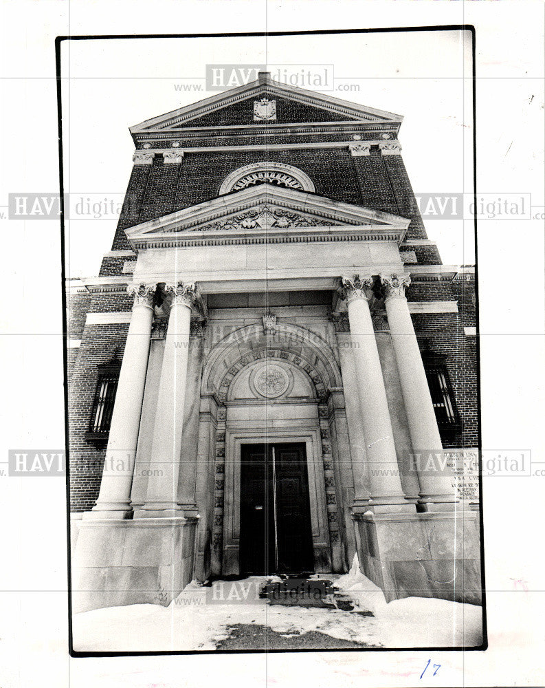 1984 Press Photo St. Rose Church - Historic Images