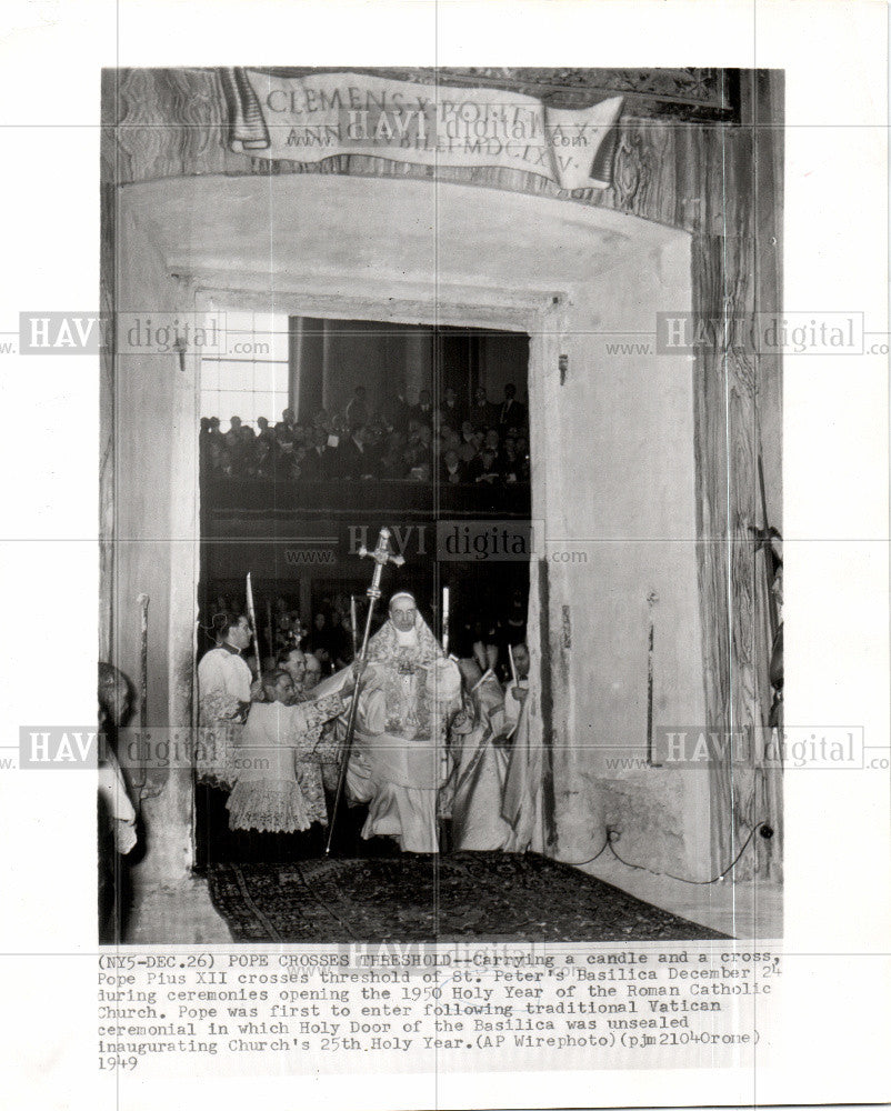 1950 Press Photo St. Peter's Basilica - Historic Images