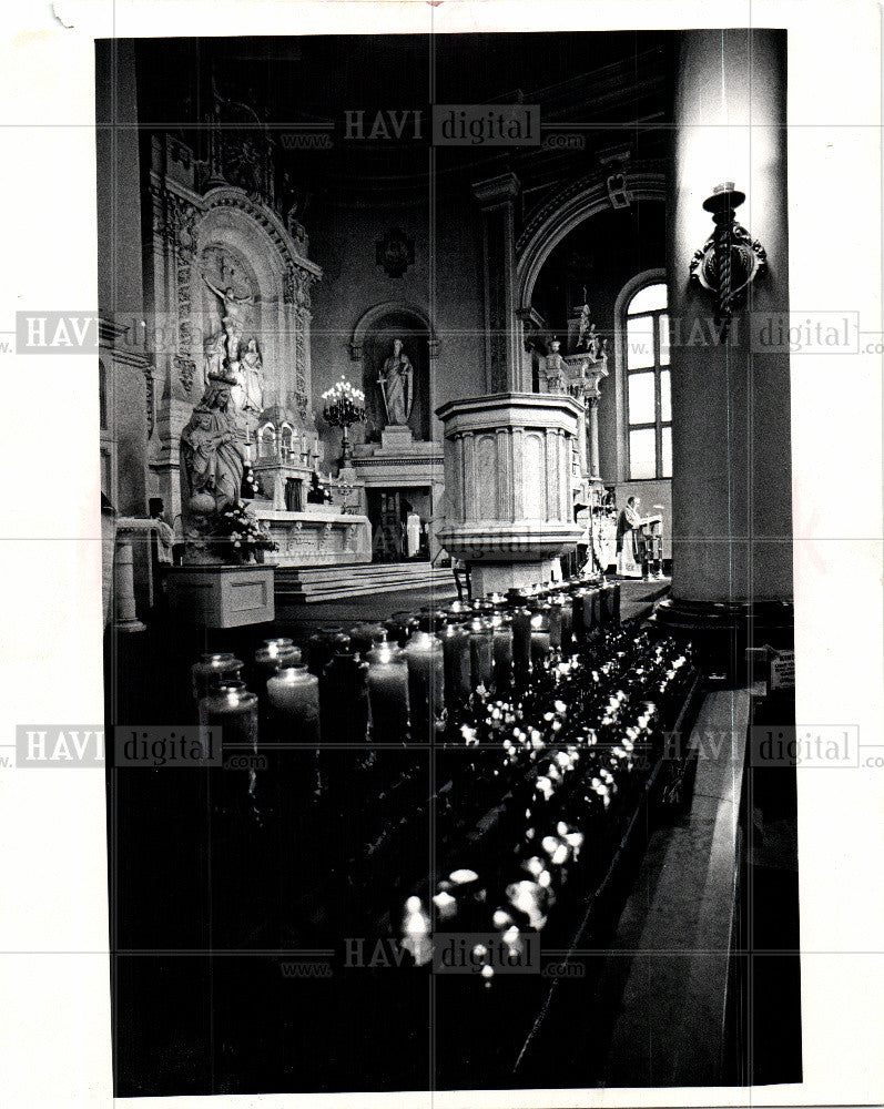 1972 Press Photo St Peter Paul Roman Catholic - Historic Images