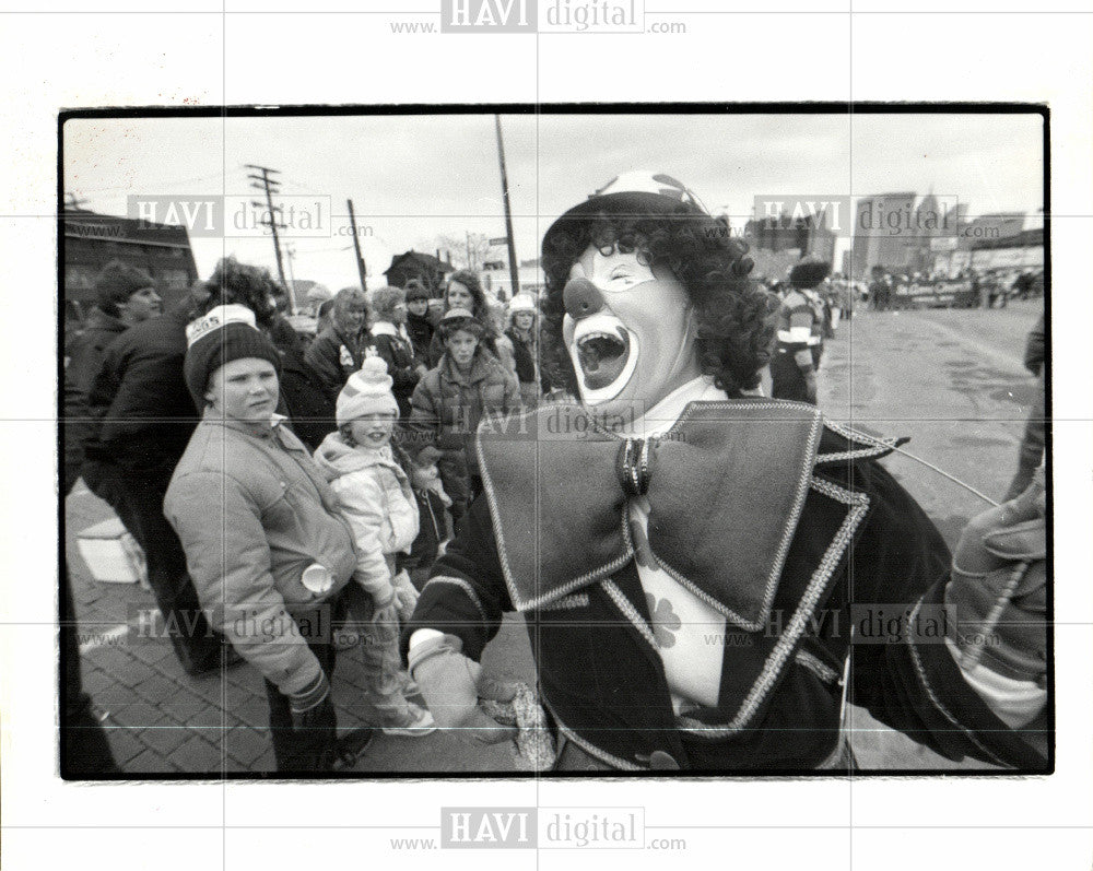 1985 Press Photo St. Patrick&#39;s day- Detroit - Historic Images