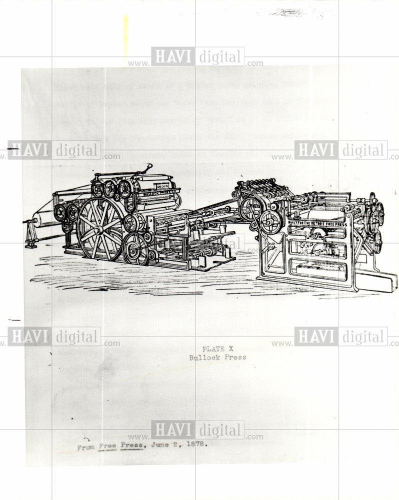 1980 Press Photo Printing text image printing press - Historic Images