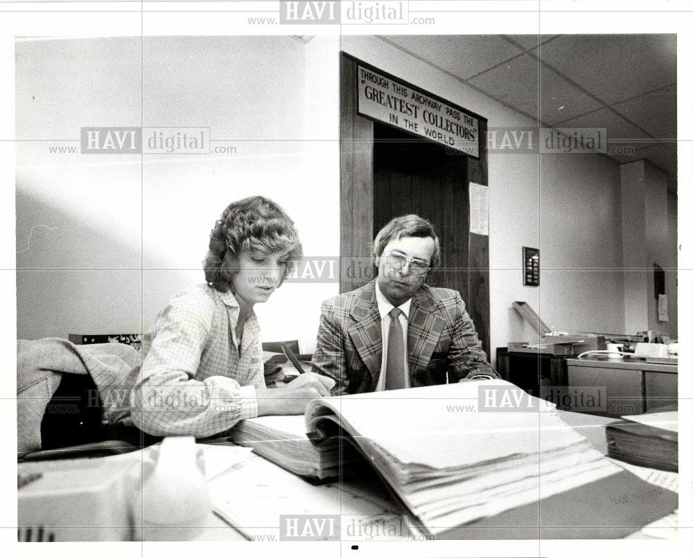 1980 Press Photo Cindy Kocoves Fred Schwark PSI - Historic Images