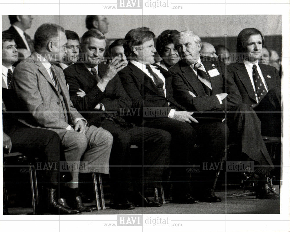 1980 Press Photo Walter Mondale President - Historic Images