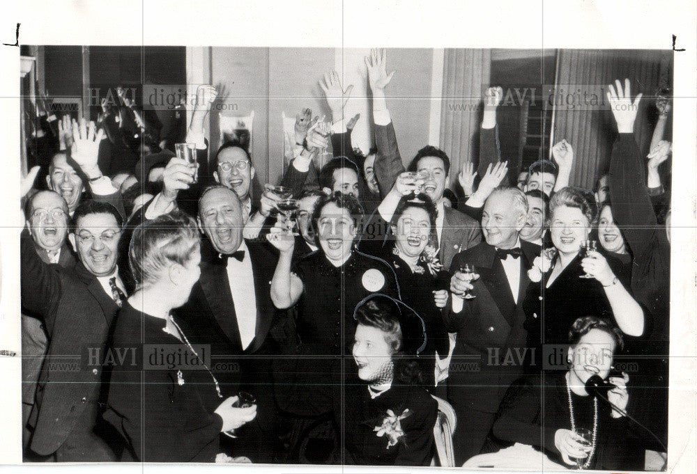 1948 Press Photo President election Truman Dewey - Historic Images
