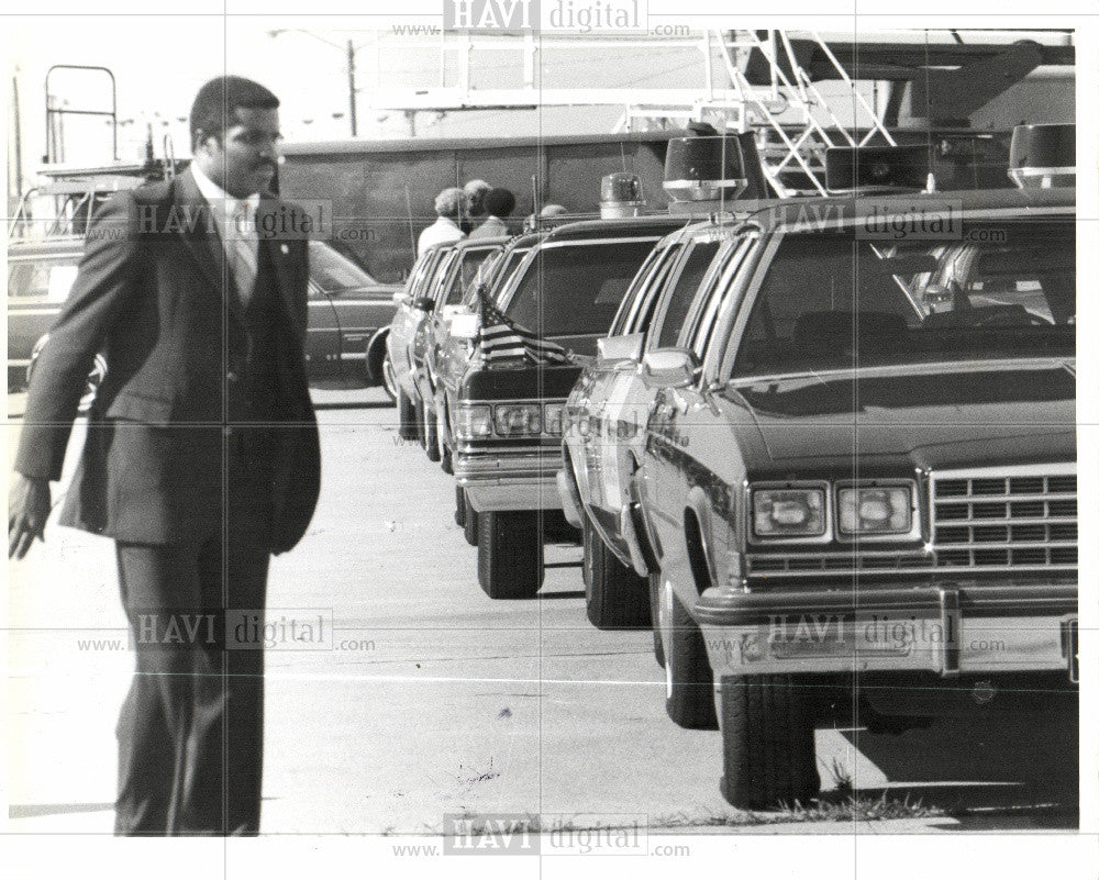 1980 Press Photo President Jimmy Carter visit Detroit - Historic Images