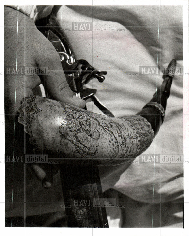 1976 Press Photo Power Horn - Historic Images