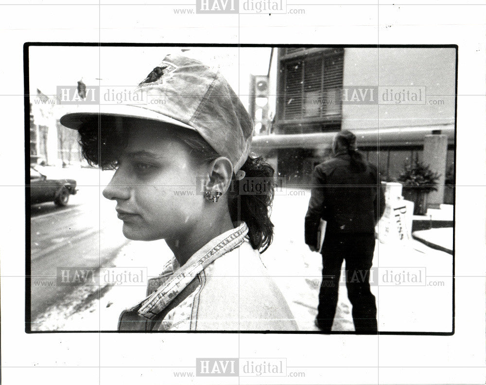 1992 Press Photo Toni Tank Poverty Series Without a Net - Historic Images