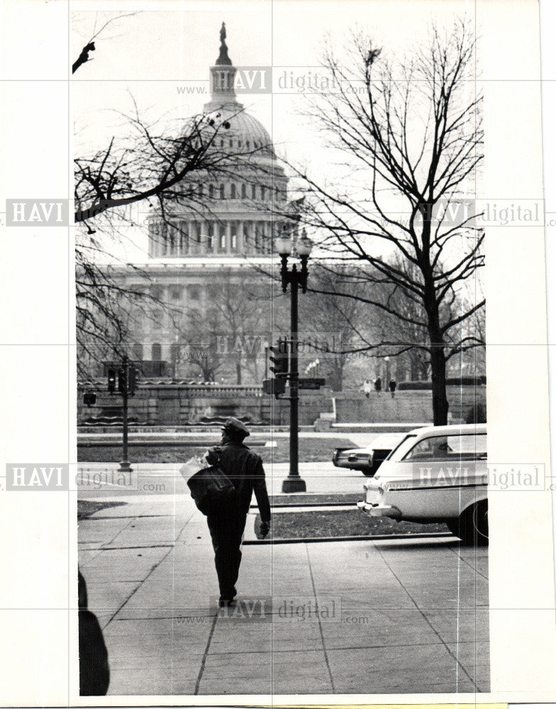 1970 Press Photo postal worker strike troops - Historic Images