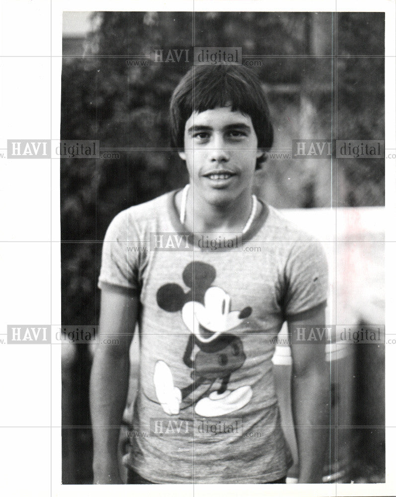 1961 Press Photo Cuban refugee teenage boy - Historic Images