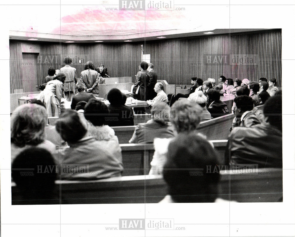 1983 Press Photo Recorder's court - Historic Images