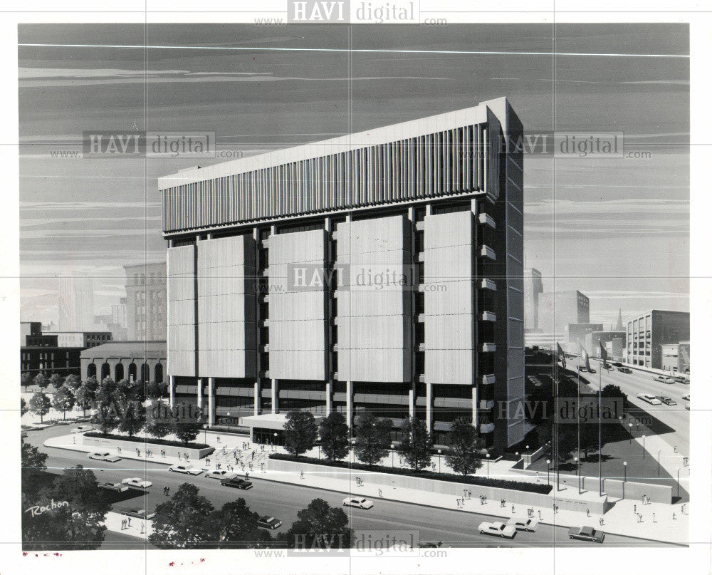 1966 Press Photo Recorder&#39;s Court Building planned - Historic Images