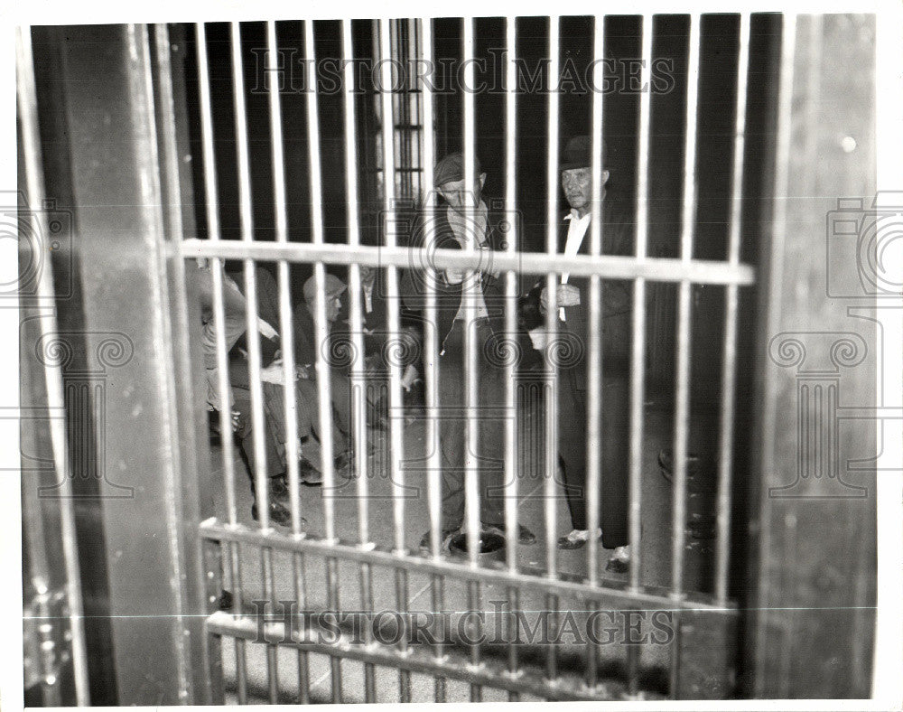 1941 Press Photo Recorder's Court the bullpen - Historic Images