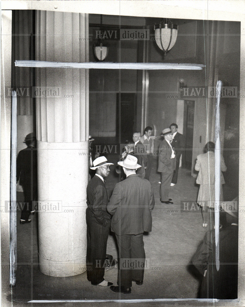 1942 Press Photo Recorders Court Clinton Street - Historic Images