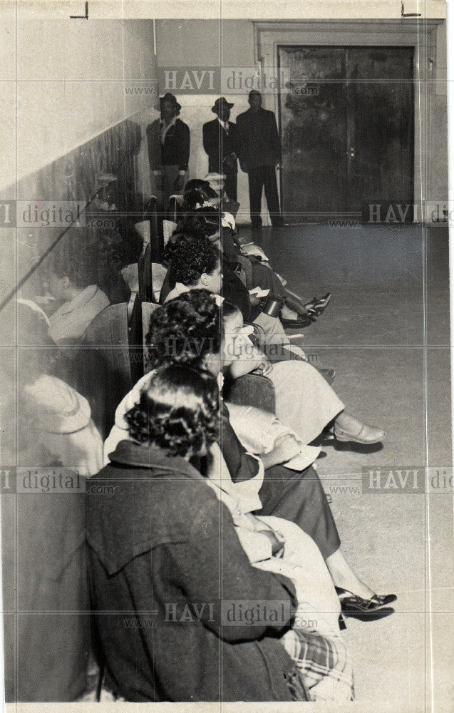 1952 Press Photo Recorders Court  Adjustment division - Historic Images