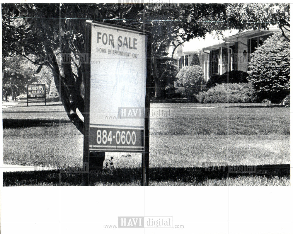 1981 Press Photo Real estate - Historic Images