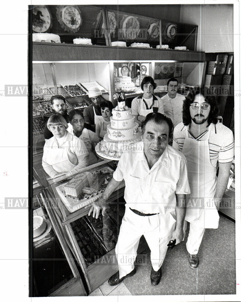 1978 Press Photo Ranier&#39;s Bakery - Historic Images