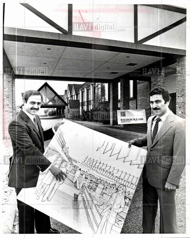 1980 Press Photo Avedian Jean Mahroukian Raleigh Square - Historic Images