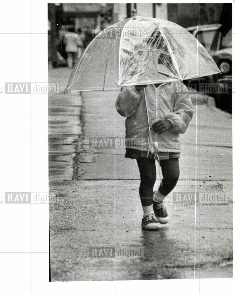 1978 Press Photo Rain - Historic Images