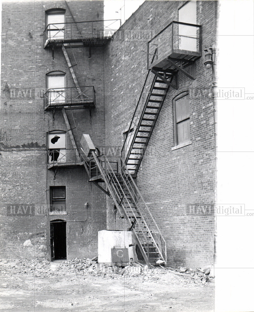 1963 Press Photo Mich ave - Historic Images