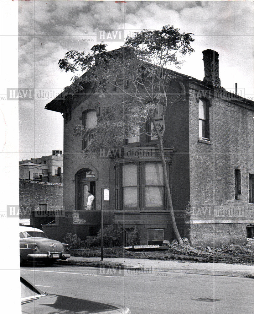 1962 Press Photo Skid Row - Historic Images