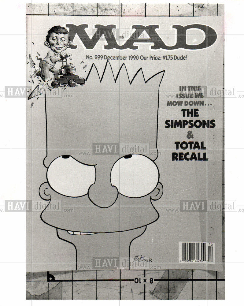 1990 Press Photo THE SIMPSONS - Historic Images