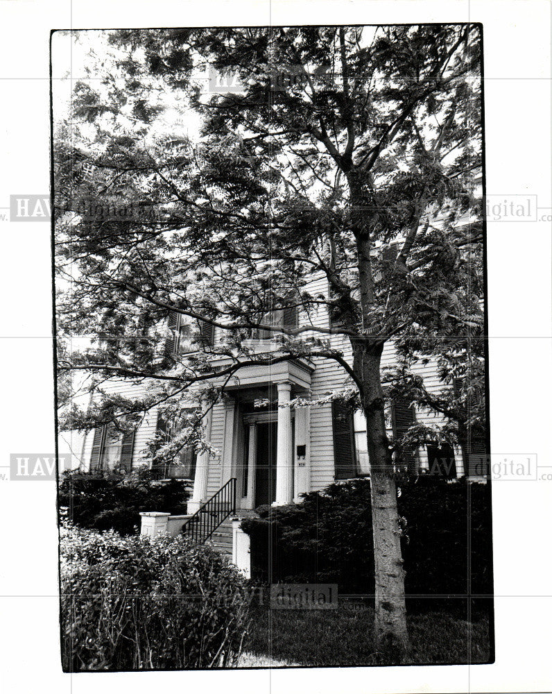 1985 Press Photo sibley house detroit michigan - Historic Images