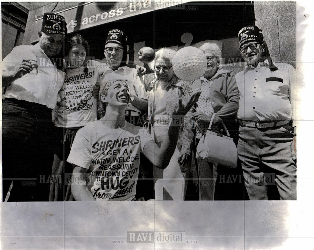 1978 Press Photo SHRINE PARADE 1978 - Historic Images