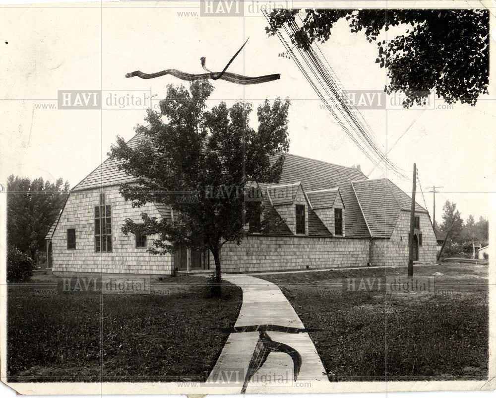 1927 Press Photo Parish Shrine The Little Flower - Historic Images