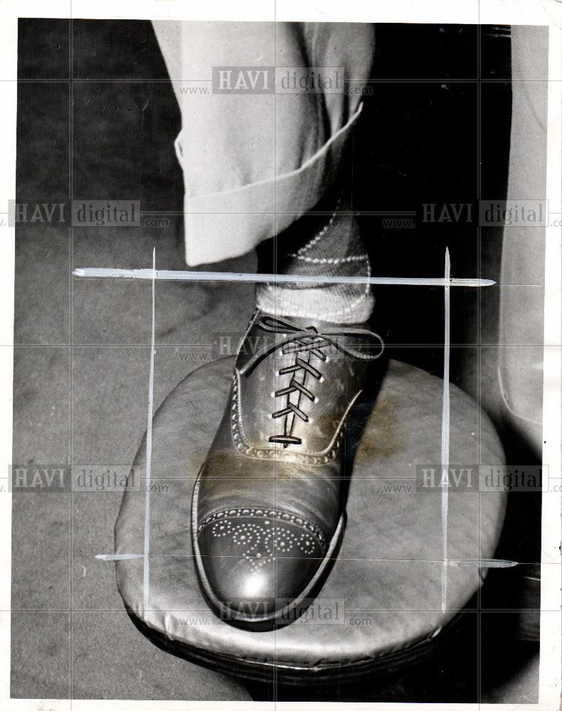 1948 Press Photo shoe footwear - Historic Images