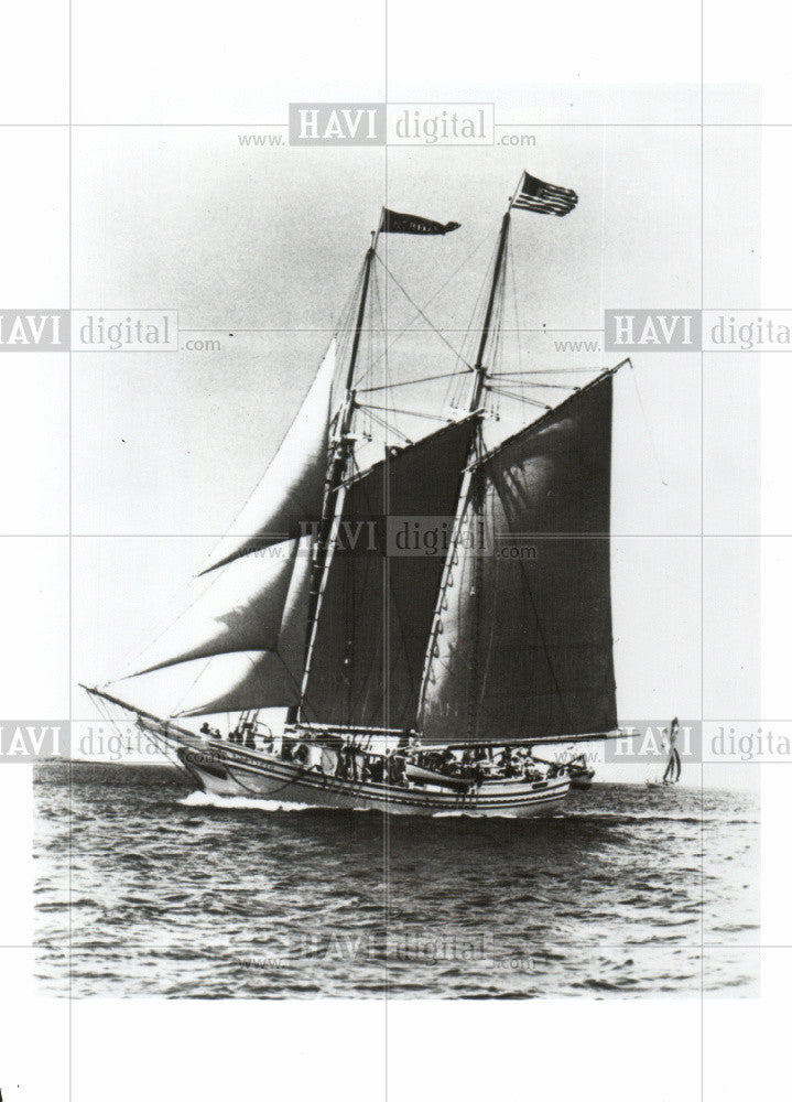 Press Photo The Maine Windjammer Association Fleet - Historic Images