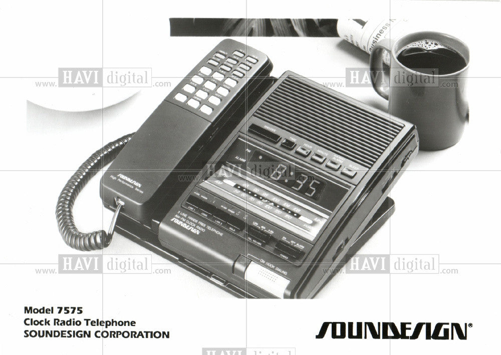 Press Photo Telephone - Historic Images