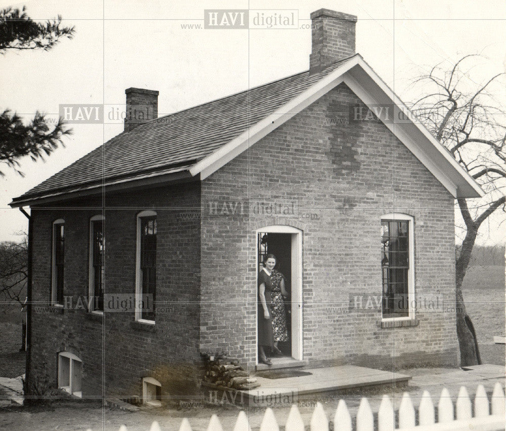 1935 Press Photo Tecumseh Lenawee County Michigan - Historic Images
