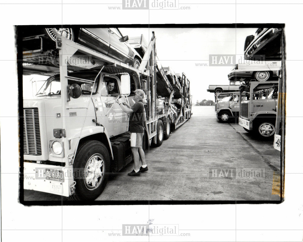 1991 Press Photo Rick Wilcox a trustee for the Teamster - Historic Images