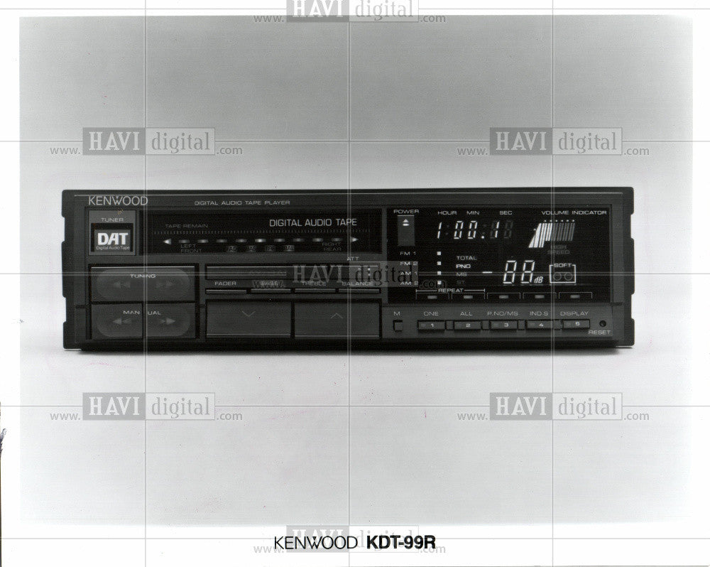 1990 Press Photo Kenwood KDT-99R digital tape deck - Historic Images