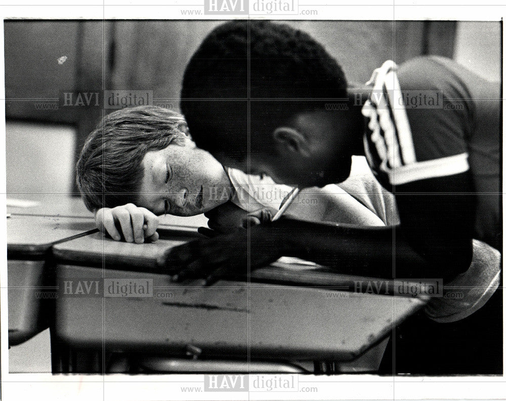 1981 Press Photo children, school - Historic Images