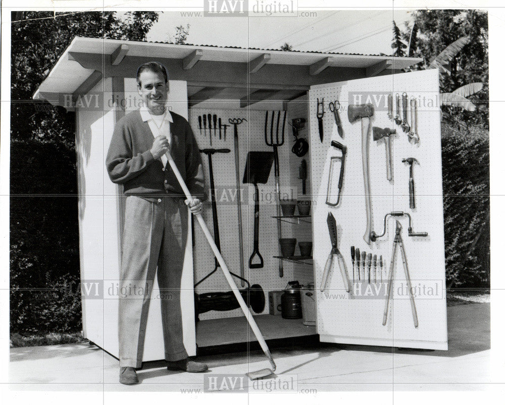 1970 Press Photo A Tool Shed to Build - Historic Images