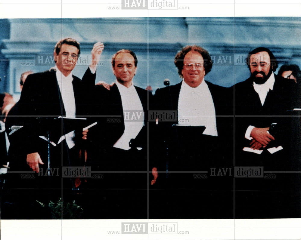 Press Photo James Levine 3 Tenors - Historic Images