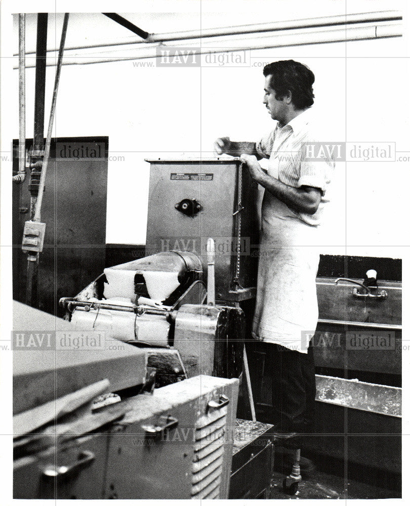 Press Photo corn meal, tortilla, machine - Historic Images