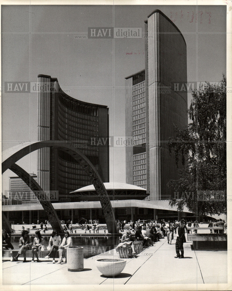 Press Photo Toronto City capital Ontario Canada - Historic Images