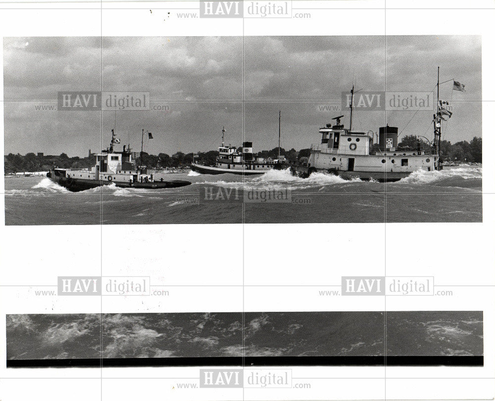 1977 Press Photo Tag Boat - Historic Images