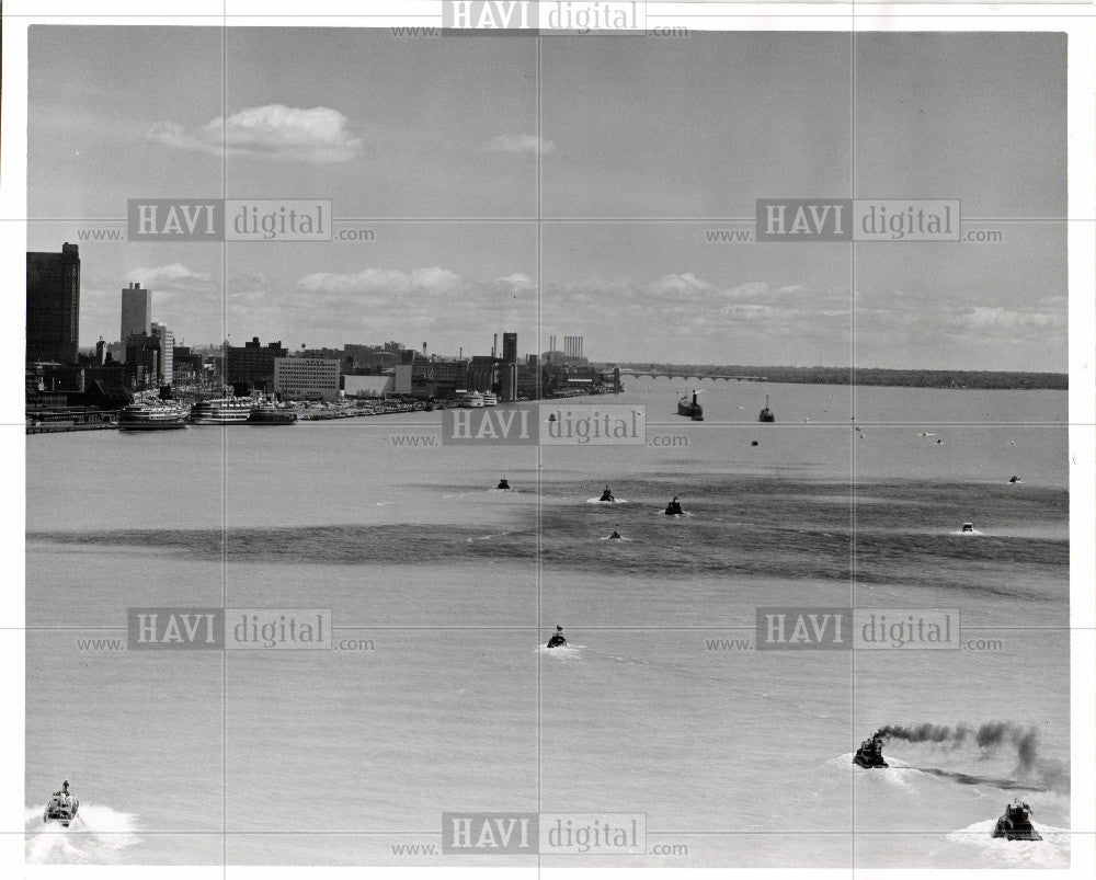 1956 Press Photo Tugboat - Historic Images