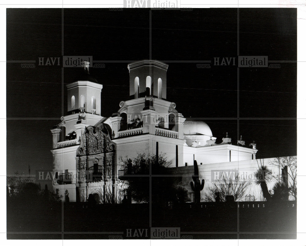 Press Photo San Xavier Museum - Historic Images